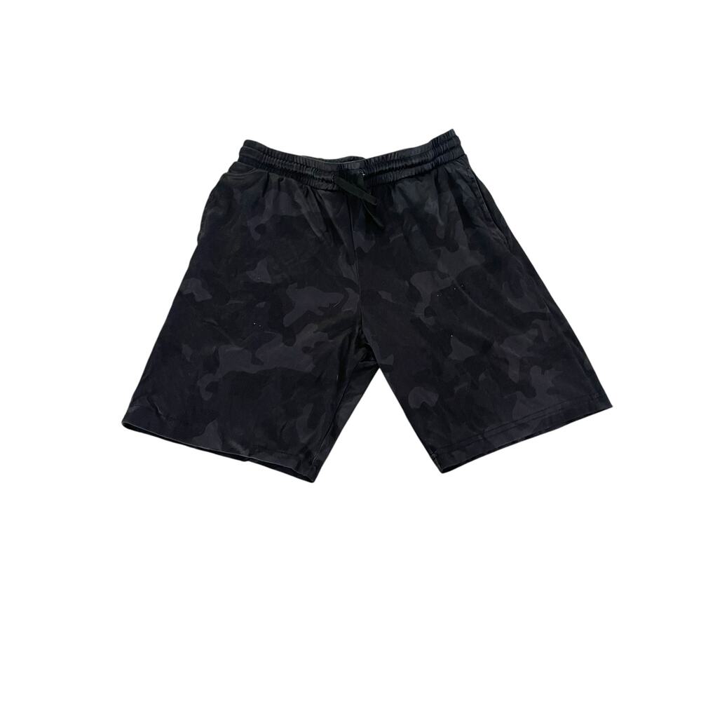 Dip Boys Black Gray Camo Camouflage Athletic Shorts Youth Size Large 12-14